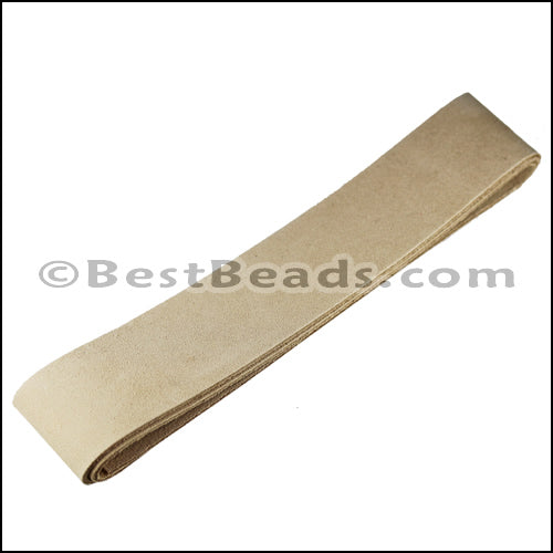 38mm Suede Strips BEIGE - 42 inches
