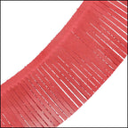 Tassel Fringe Leather RED - 1 foot