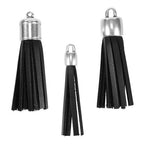 Tassel Fringe Leather RED - 1 foot