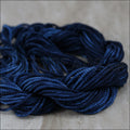 Hand-Dyed SILK THREAD bundle of 12 meters - IN THE NAVY