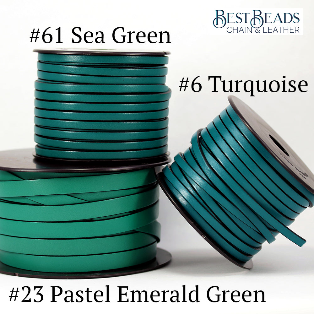 Comparison of the similar turquoise/teal colors
