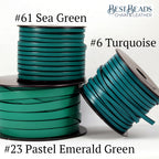 Comparison of the similar turquoise/teal colors