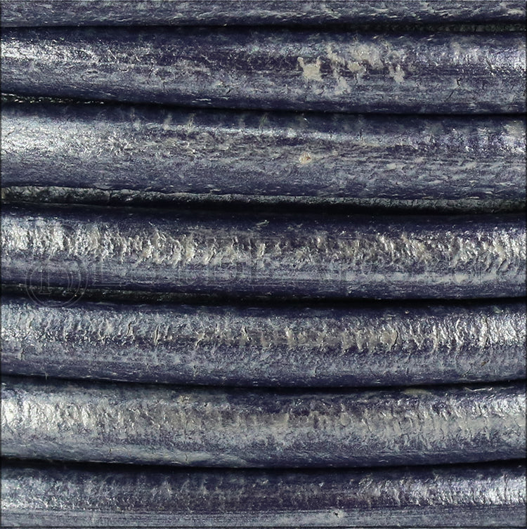 Ltd Edition LEATHER 4.5mm Round - WYSIWYG - 25 meter SPOOL