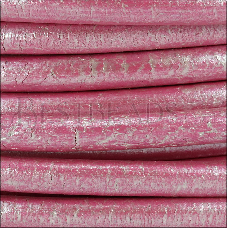 Ltd Edition LEATHER 4.5mm Round - WYSIWYG - 25 meter SPOOL
