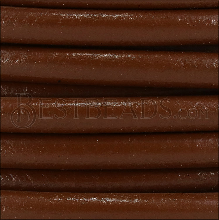 Ltd Edition LEATHER 4.5mm Round - WYSIWYG - 25 meter SPOOL