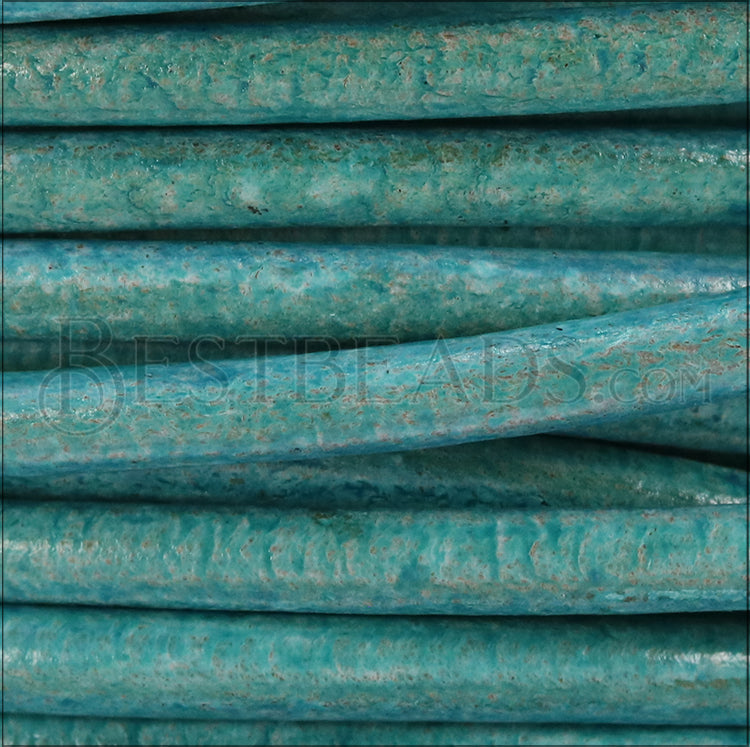 Ltd Edition LEATHER 4.5mm Round - WYSIWYG - 25 meter SPOOL