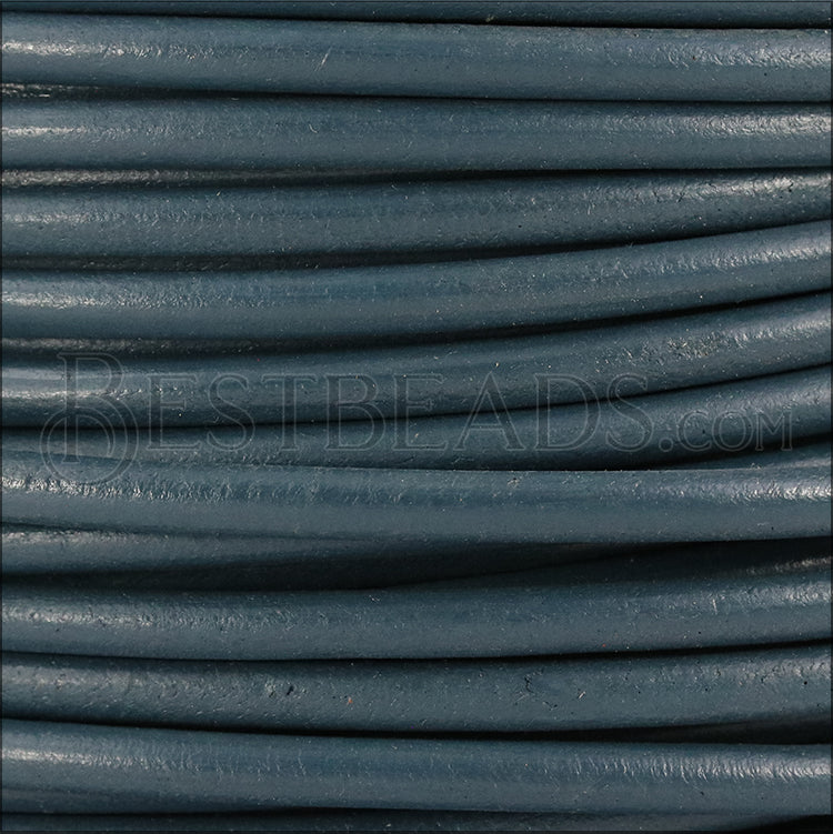 Ltd Edition LEATHER 4mm Round - WYSIWYG - 25 meter SPOOL