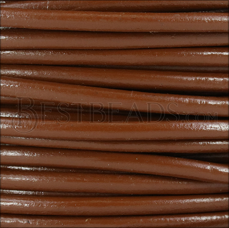 Ltd Edition LEATHER 4mm Round - WYSIWYG - 25 meter SPOOL