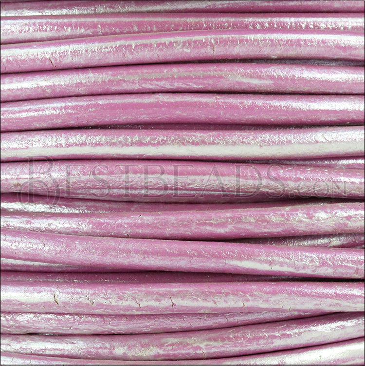 Ltd Edition LEATHER 4mm Round - WYSIWYG - 25 meter SPOOL