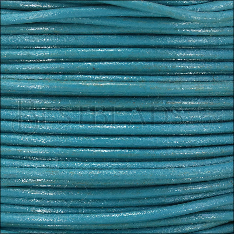 Ltd Edition LEATHER 2mm Round - WYSIWYG - 25 meter SPOOL