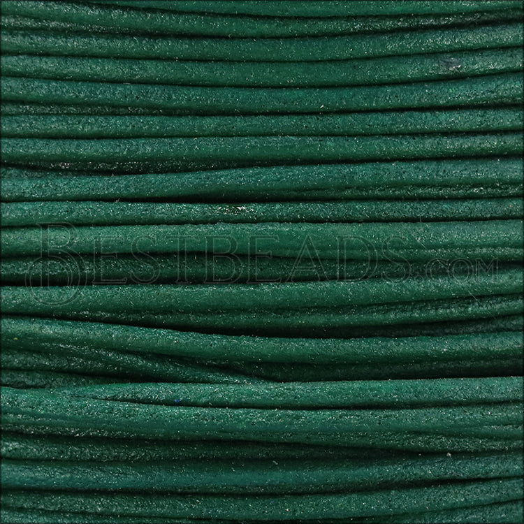 Ltd Edition LEATHER 2mm Round - WYSIWYG - 25 meter SPOOL