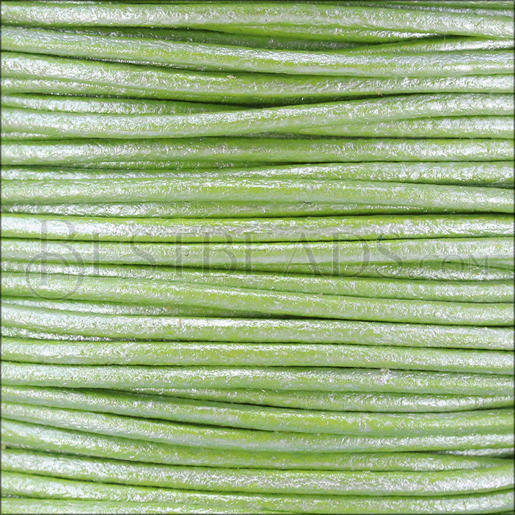 Ltd Edition LEATHER 2mm Round - WYSIWYG - 25 meter SPOOL