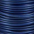 Ltd Edition LEATHER 5mm Round - MET. COBALT - 10 meter SPOOL