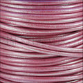 Ltd Edition LEATHER 5mm Round - MET. FUCHSIA - 10 meter SPOOL