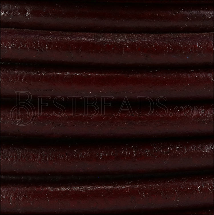 Ltd Edition LEATHER 4.5mm Round - WYSIWYG - 25 meter SPOOL