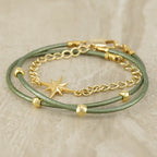 Compass Star Connector Charm SHINY GOLD - 10 pcs